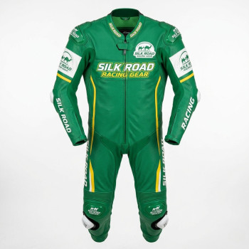 SILK ROAD Artisan Handmade Motorcycle Leather Suit for Men (Custom Made)