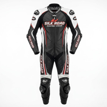 SILK ROAD Tailored Men’s Motorcycle Leather Suit | Custom Made & Handmade