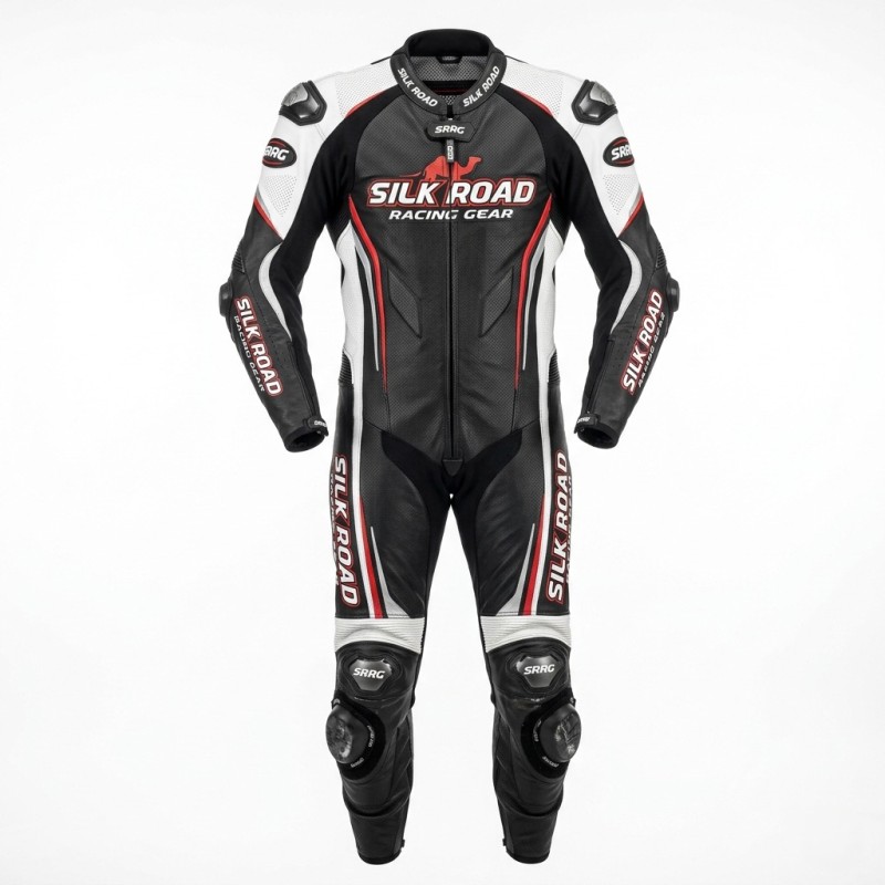 SILK ROAD Tailored Men’s Motorcycle Leather Suit | Custom Made & Handmade