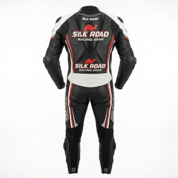 SILK ROAD Tailored Men’s Motorcycle Leather Suit | Custom Made & Handmade