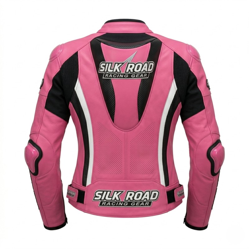 Custom Made Women’s Motorbike Racing Jacket | Genuine Hand-Stitched Leather